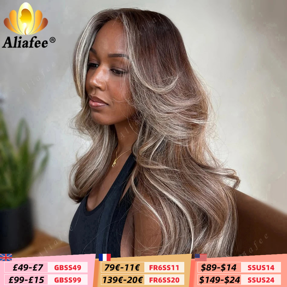Body Jewelry Underwear - Balayage Blonde Highlight 12A Grade Body
