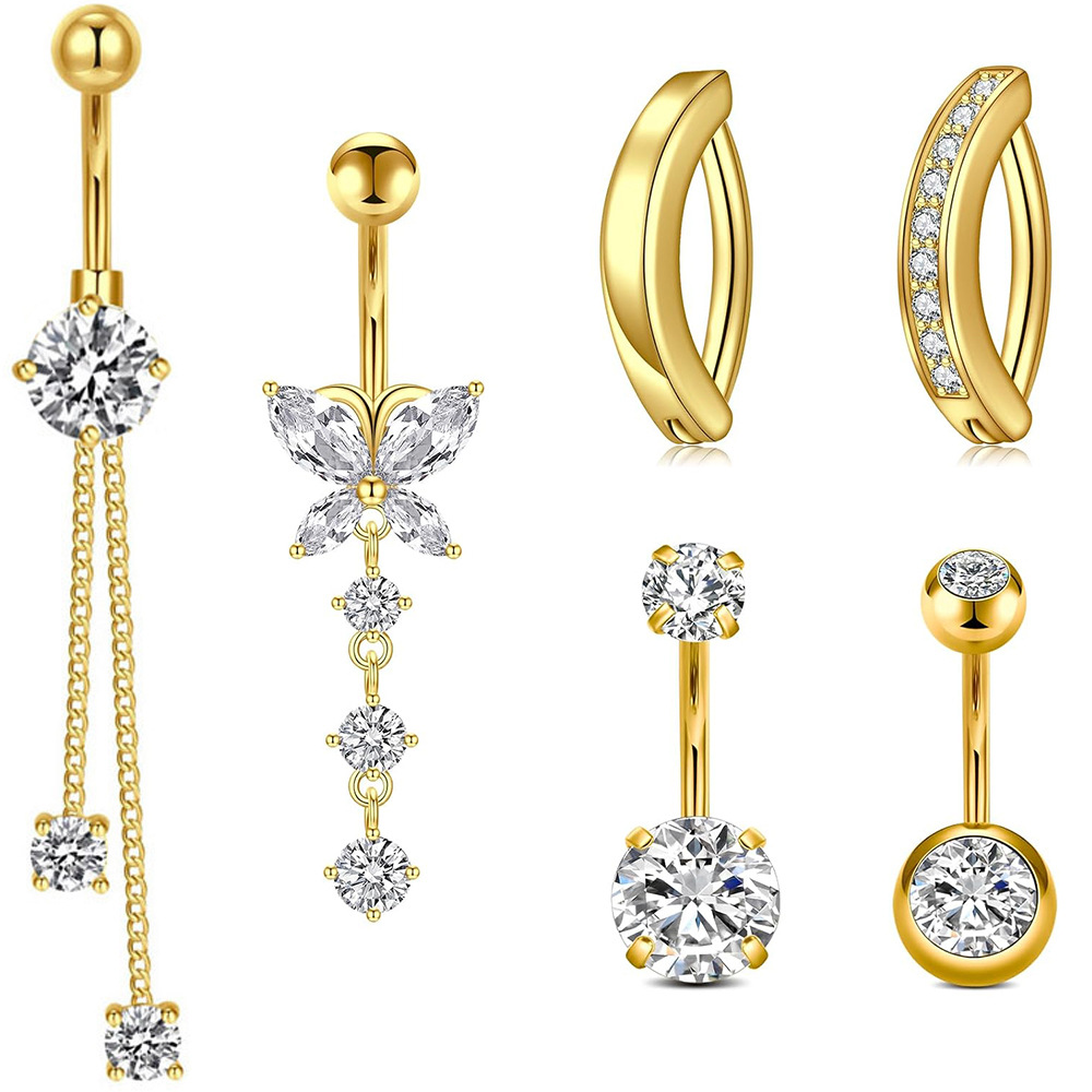 Body Jewelry Amazon - Amazon Hot Selling Stainless Steel Belly