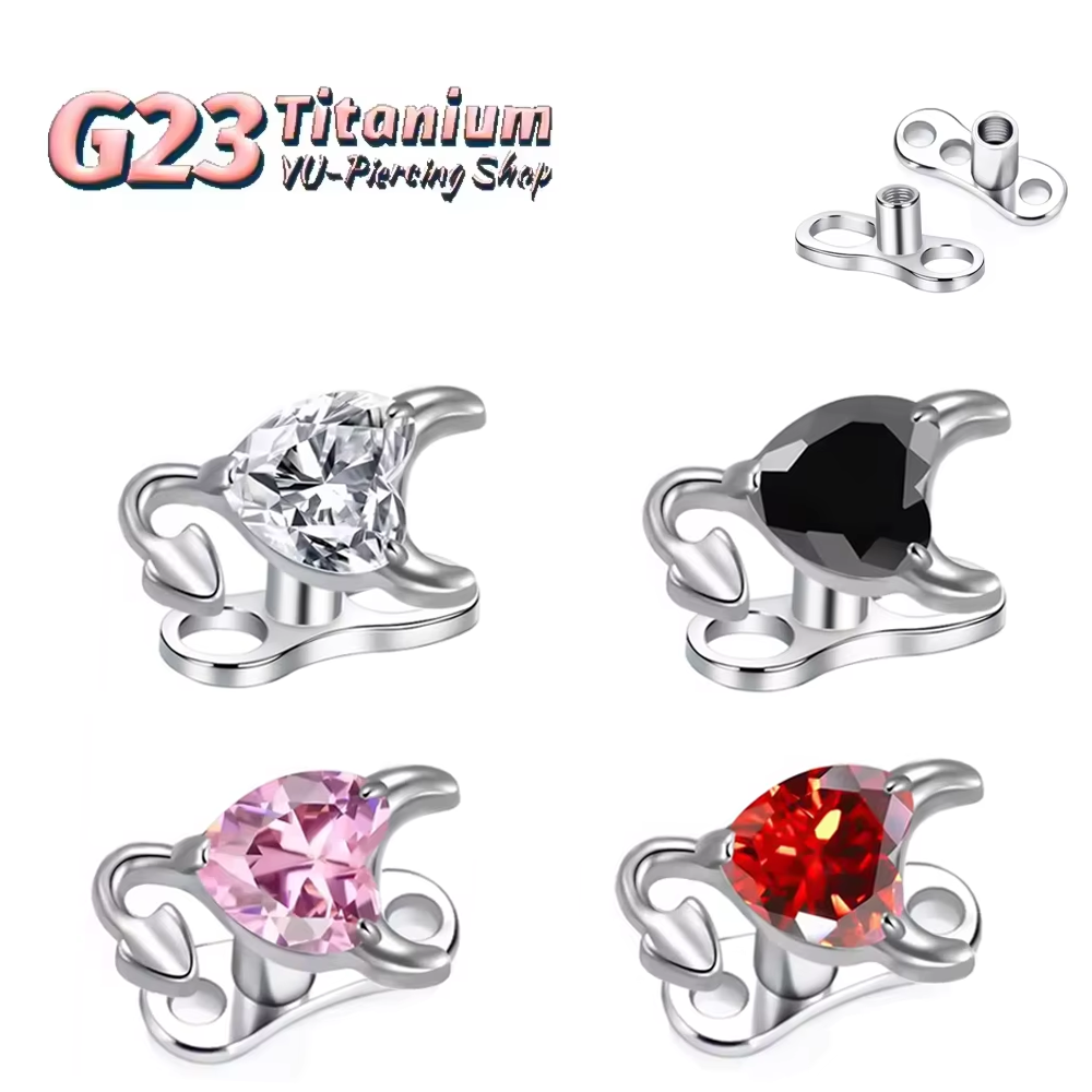 Body Jewelry Implants - Medical-Grade F136 Titanium Alloy Succubus Collarbone