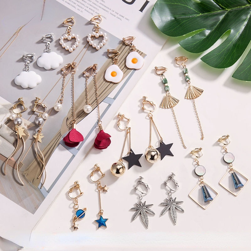 WENHQ Korean Style Women's Cli – Body Jewelry Hypoallergenic recenzja i cena