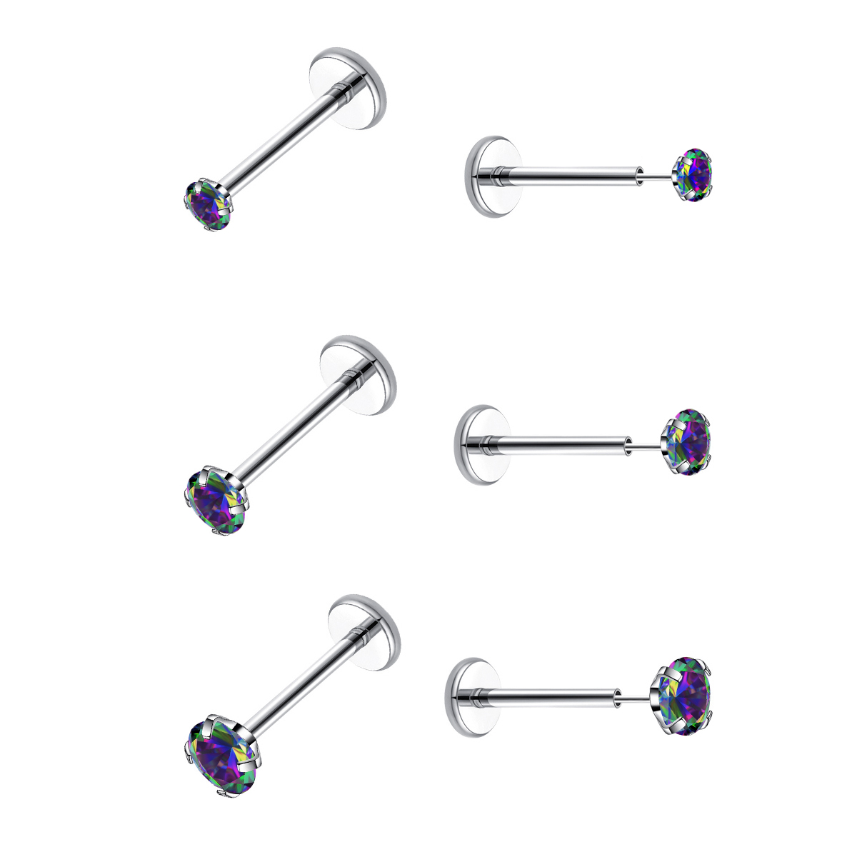 20G Flat Back Threadless Earri – Body Jewelry Hypoallergenic recenzja i cena