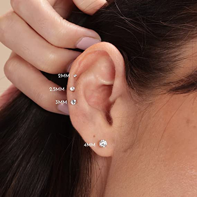20G Flat Back Threadless Earri – Body Jewelry Hypoallergenic recenzja i cena