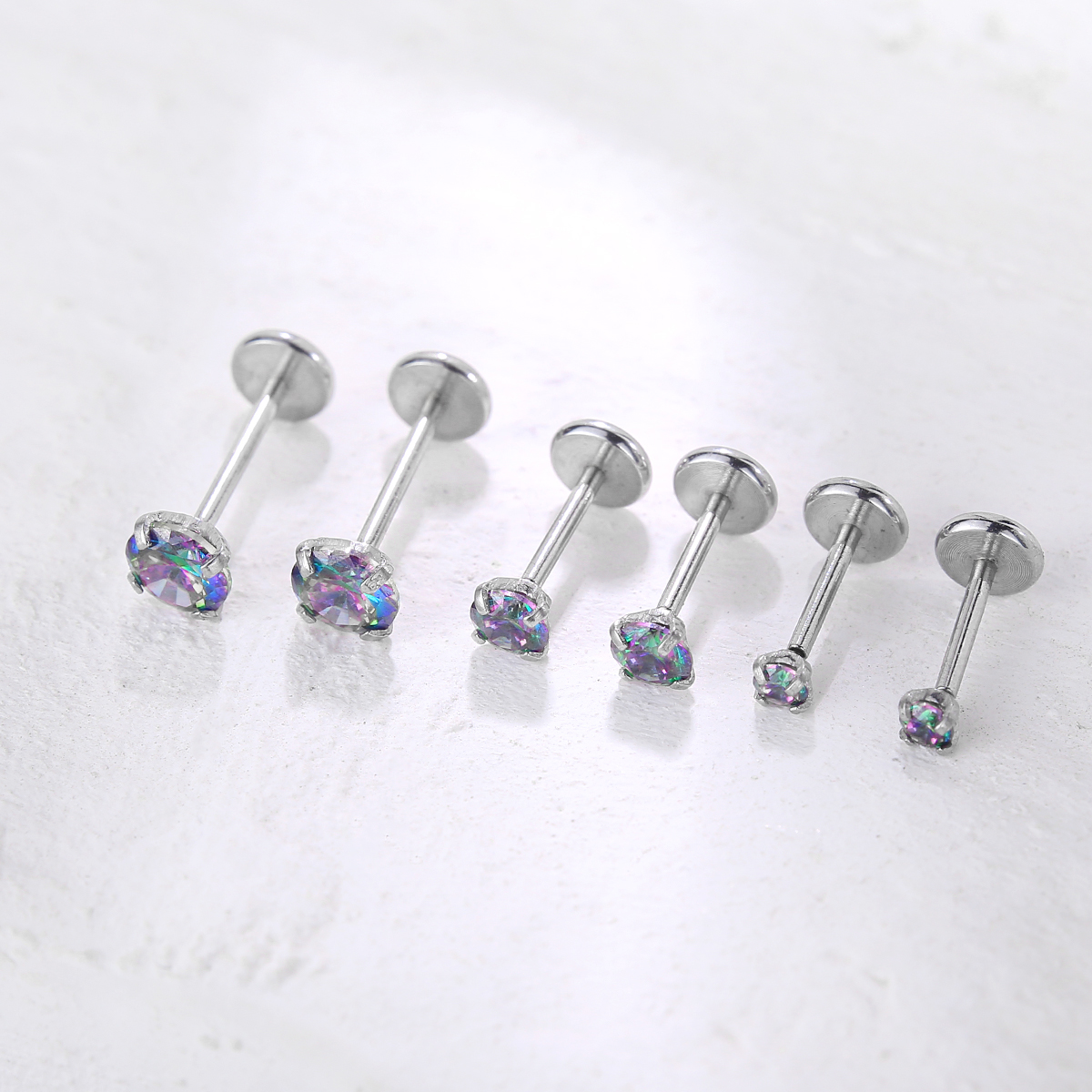 20G Flat Back Threadless Earri – Body Jewelry Hypoallergenic recenzja i cena