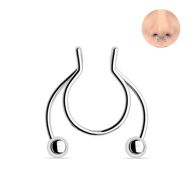 U Shaped Fake Nose Ring Hip Ho – Body Jewelry Nose recenzja i cena
