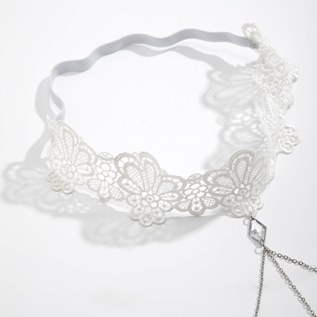 IngeSight Z Gothic White Lace  – Body Jewelry Leg Chain recenzja i cena