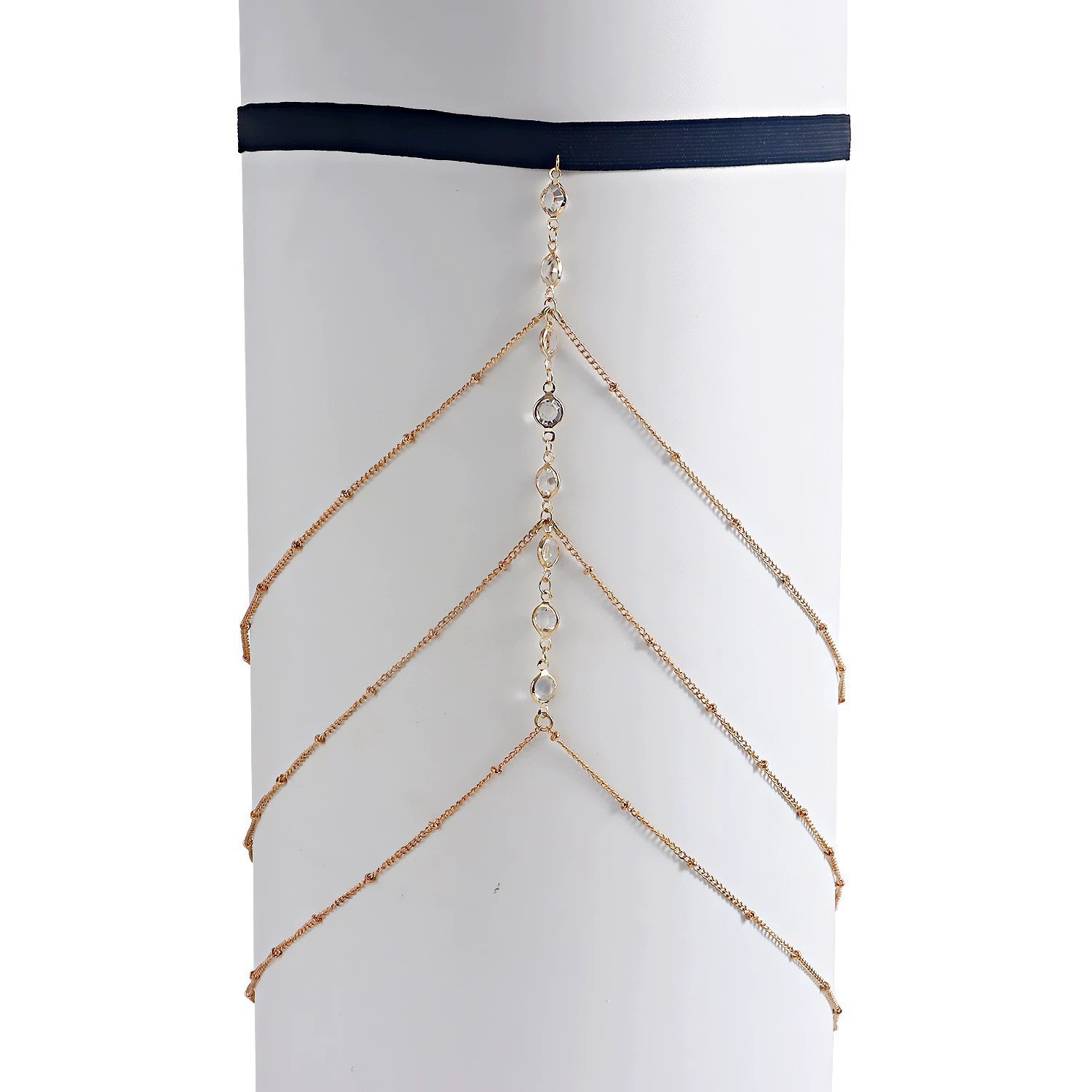 2025 New Women Bohemian Thigh  – Body Jewelry Leg Chain recenzja i cena