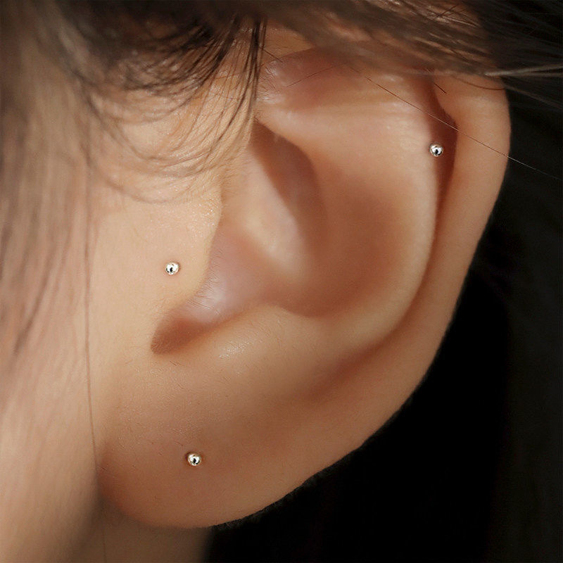 2pcs Ear Piercing Silver Needl – Body Jewelry Implants recenzja i cena