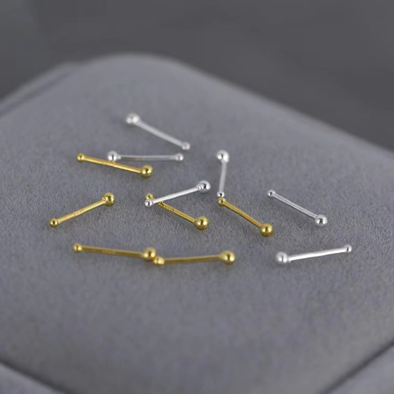 2pcs Ear Piercing Silver Needl – Body Jewelry Implants recenzja i cena