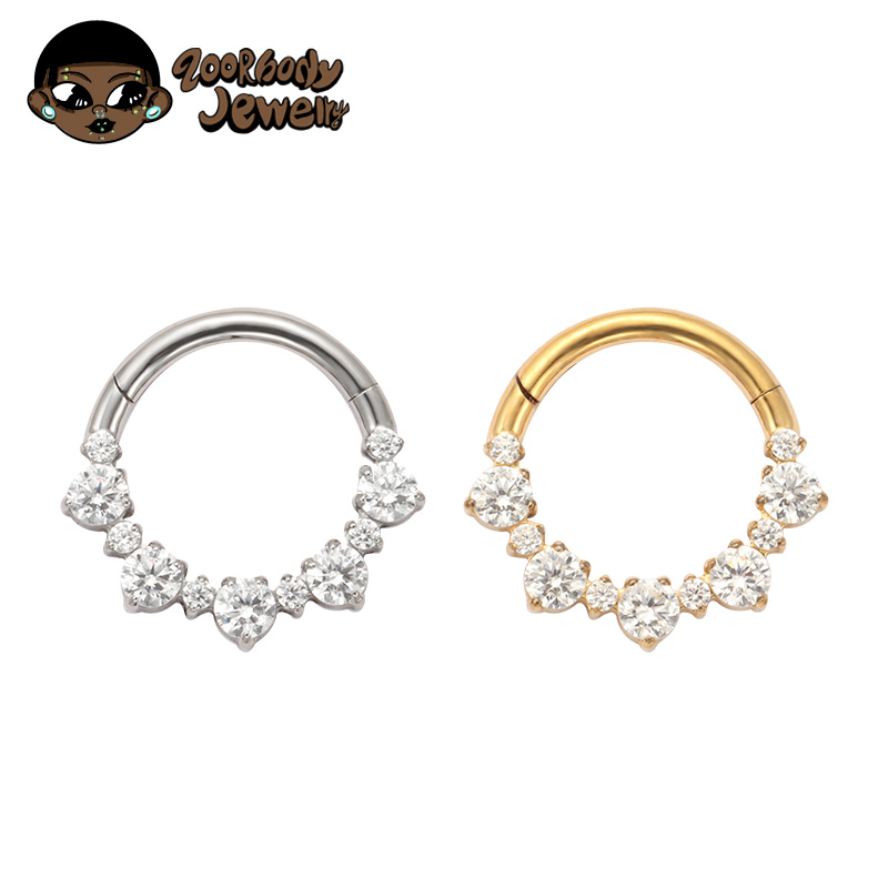 ASTM F136 TItanium Daith Click – Septum Clicker Ring recenzja i cena
