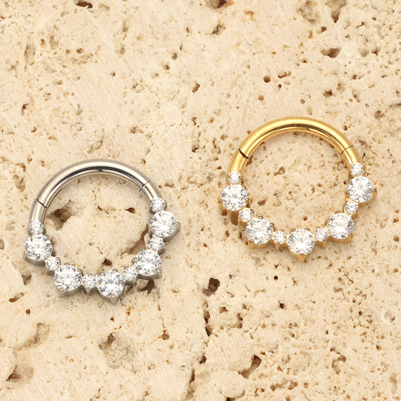ASTM F136 TItanium Daith Click – Septum Clicker Ring recenzja i cena