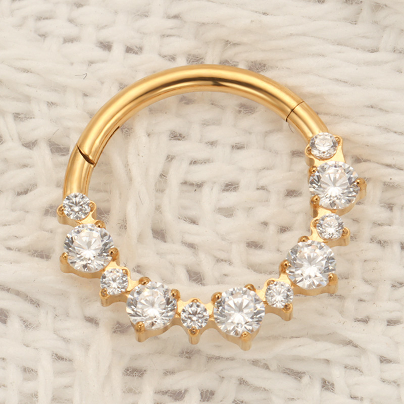 ASTM F136 TItanium Daith Click – Septum Clicker Ring recenzja i cena