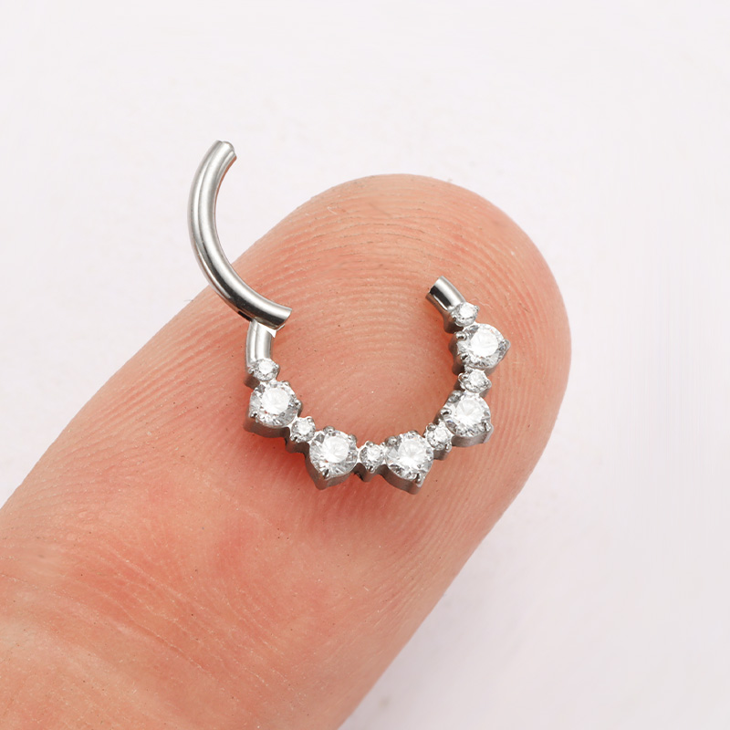 ASTM F136 TItanium Daith Click – Septum Clicker Ring recenzja i cena