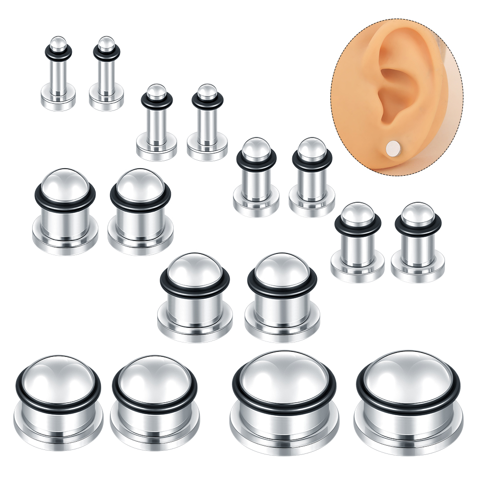 1Pair Stainless Steel Ear Tunn – Septum Clicker Ring recenzja i cena