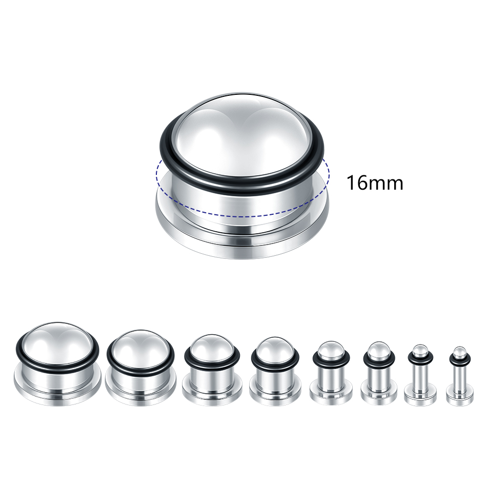 1Pair Stainless Steel Ear Tunn – Septum Clicker Ring recenzja i cena