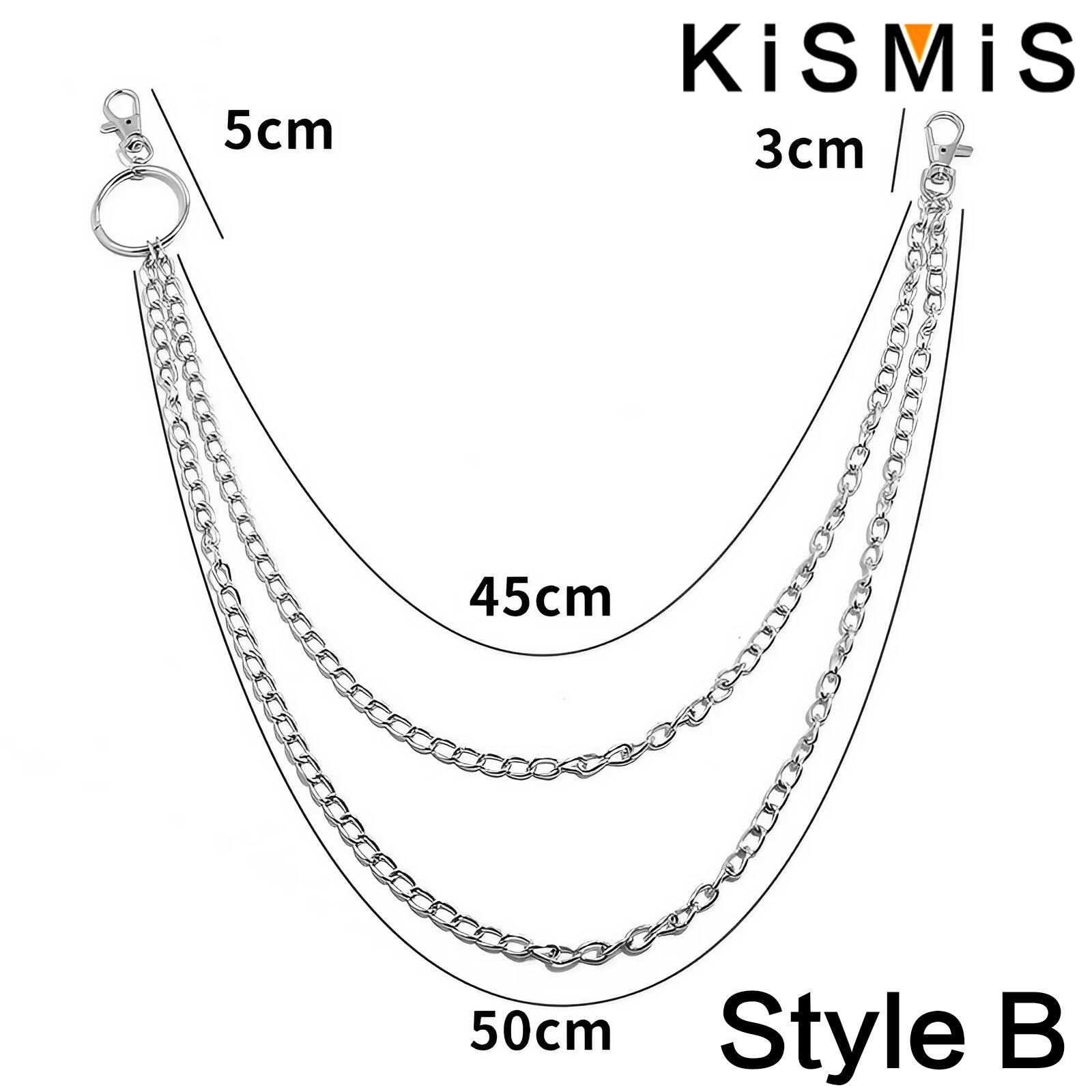 KISMIS 1PC Punk Street keychai – Body Jewelry Leg Chain recenzja i cena