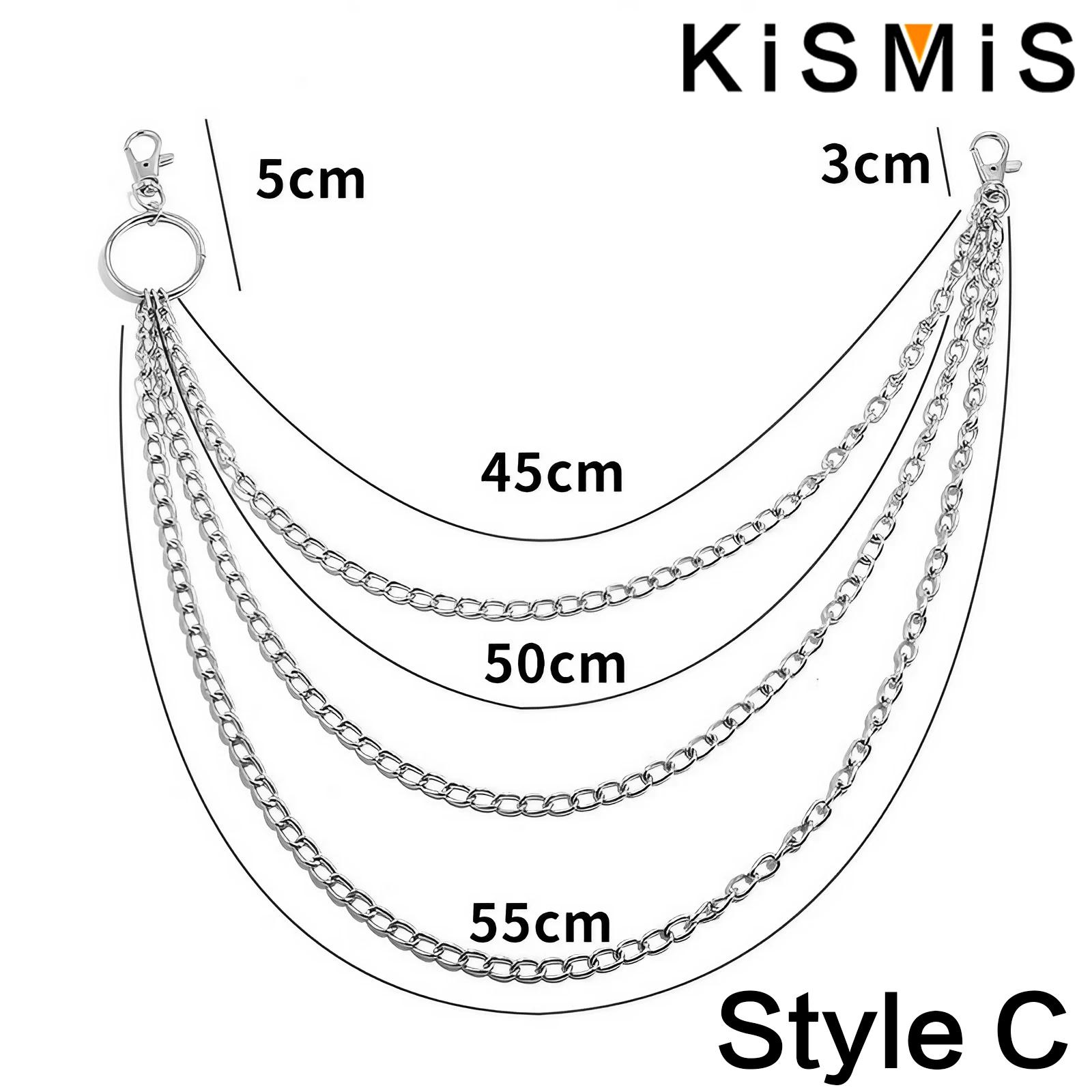 KISMIS 1PC Punk Street keychai – Body Jewelry Leg Chain recenzja i cena