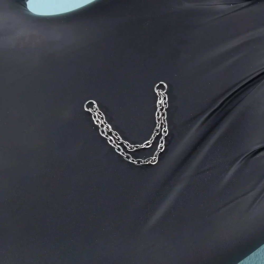Titanium Nose Chain Three Laye – Body Jewelry Nose recenzja i cena
