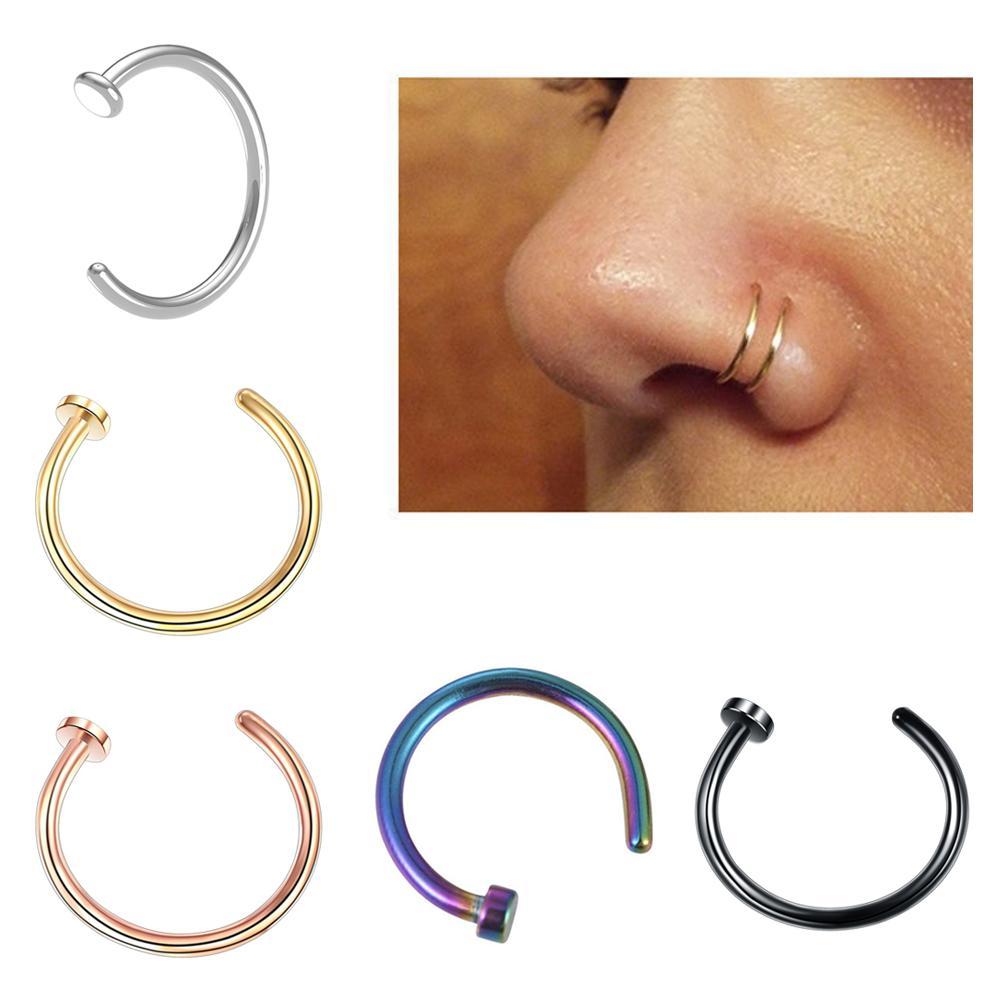 1PCS Fake Piercing Nose Hoop S – Body Jewelry Nose recenzja i cena