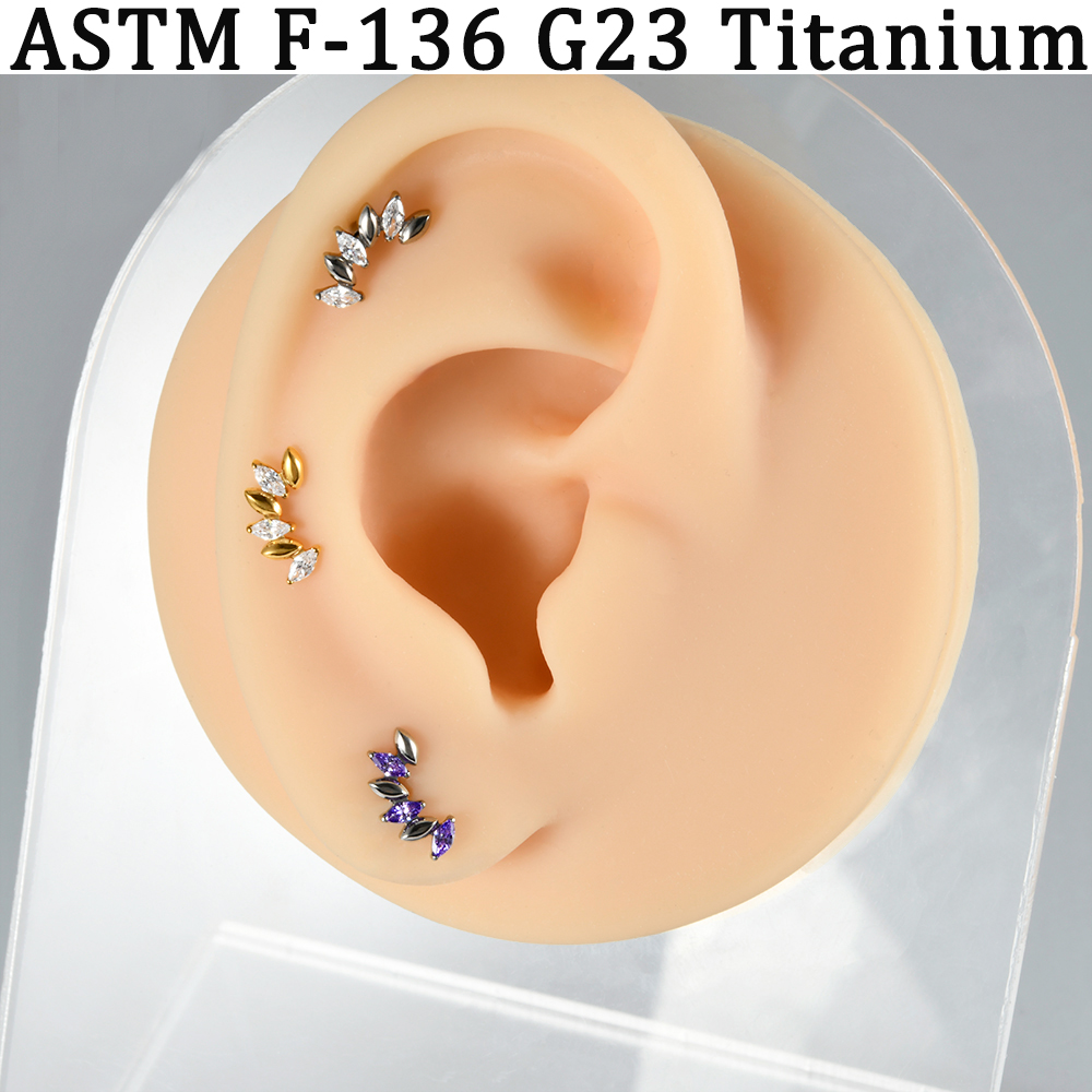 5-1PCs CZ 5/6 Marquise Lip Lab – Body Jewelry Implants recenzja i cena