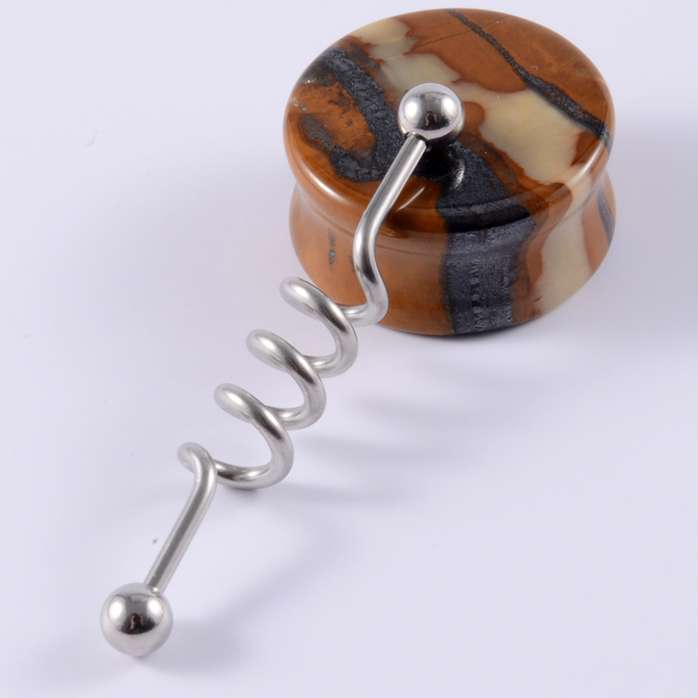 1Pcs Surgical Steel Snake Indu – Body Jewelry Industrial recenzja i cena