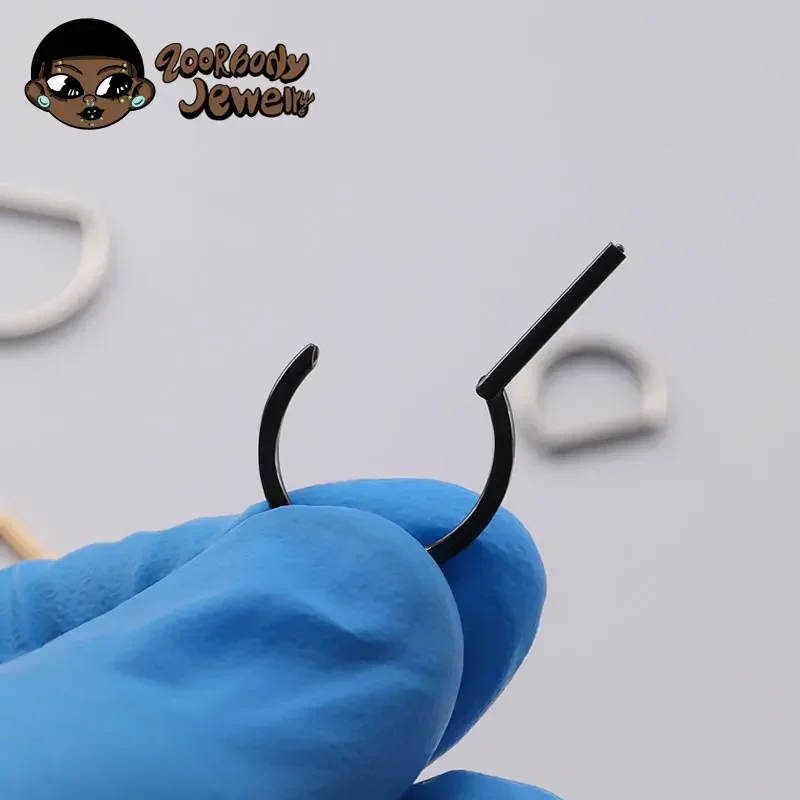1Pcs G23 Titanium Piercing 16G – Septum Clicker Ring recenzja i cena