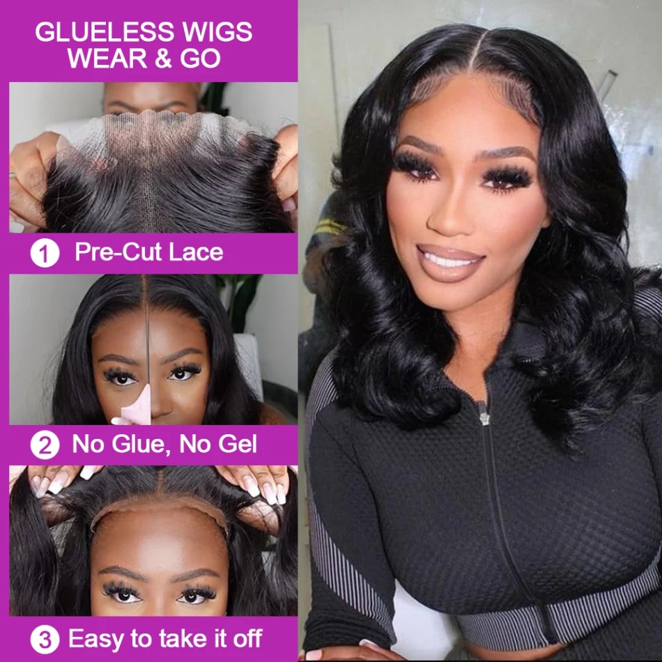 4X4 5X5 Glueless Bob Body Wave – Body Jewelry Underwear recenzja i cena