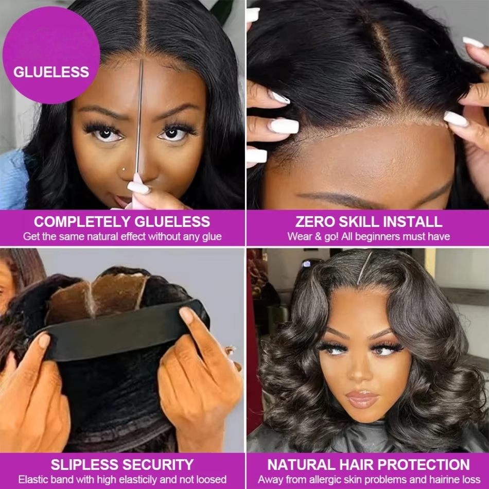 4X4 5X5 Glueless Bob Body Wave – Body Jewelry Underwear recenzja i cena