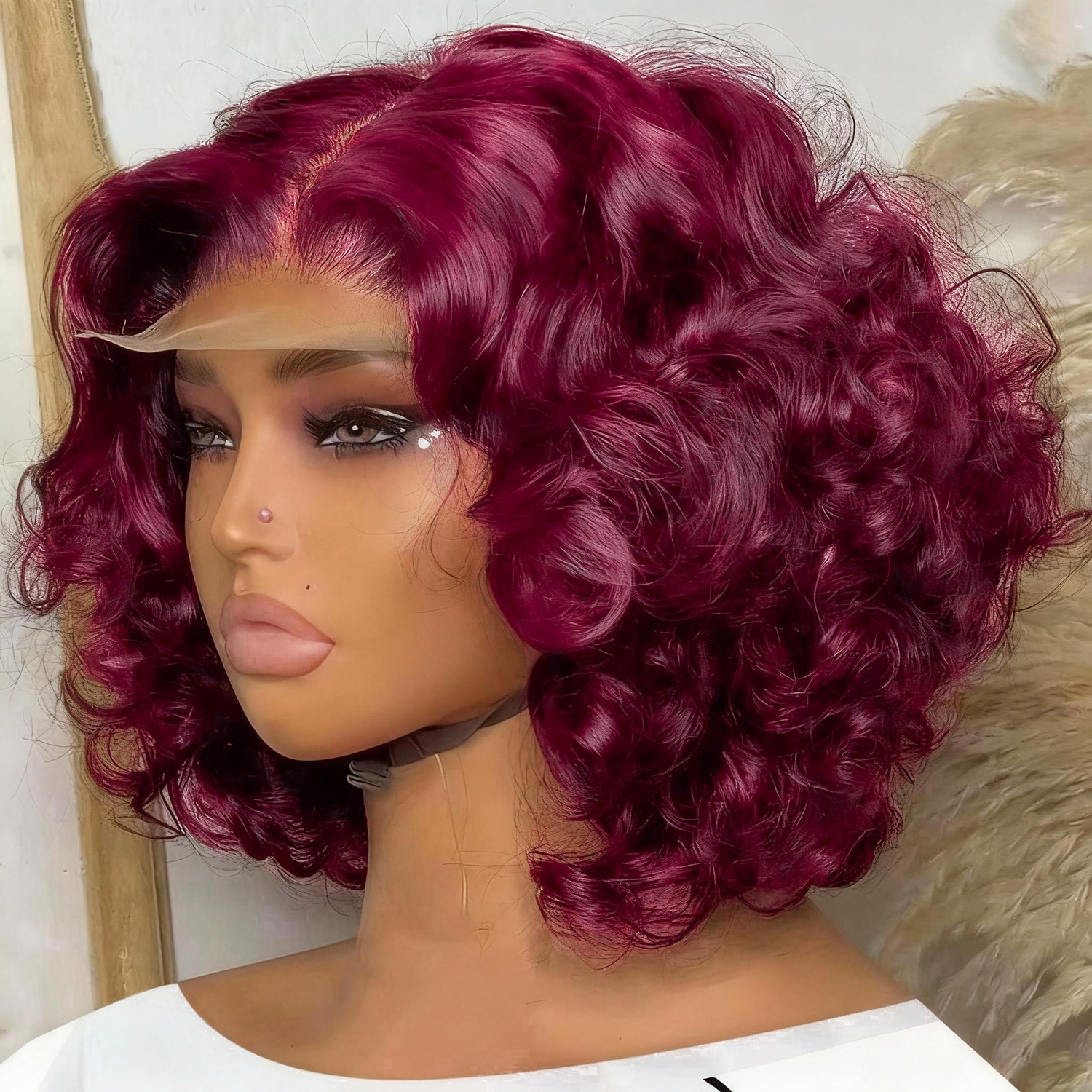 Burgundy Red 99J Body Wave 13x – Body Jewelry Underwear recenzja i cena