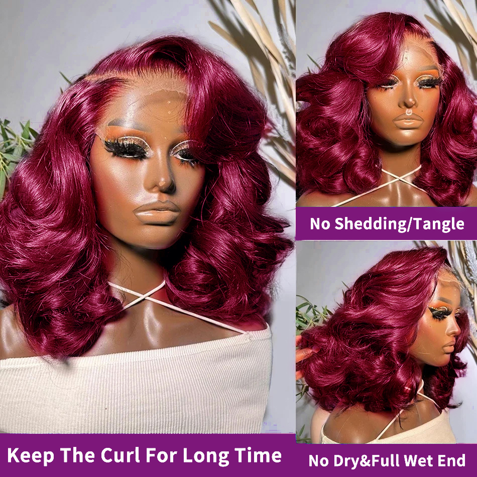 Burgundy Red 99J Body Wave 13x – Body Jewelry Underwear recenzja i cena