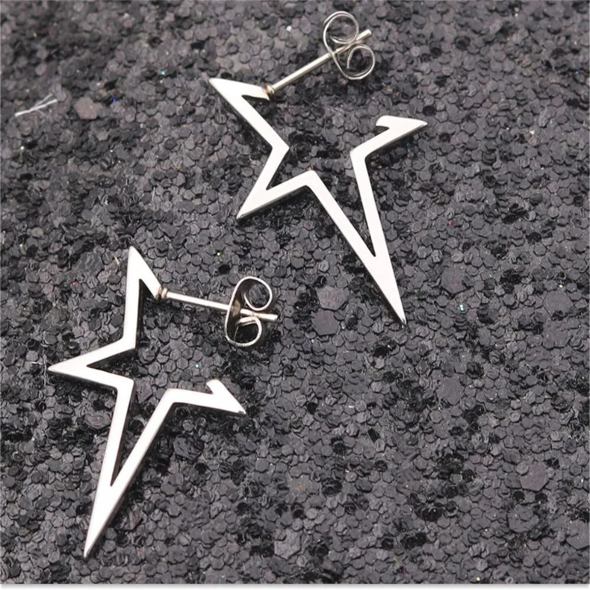 2pcs Stainless Steel Pentagona – Body Jewelry Hypoallergenic recenzja i cena