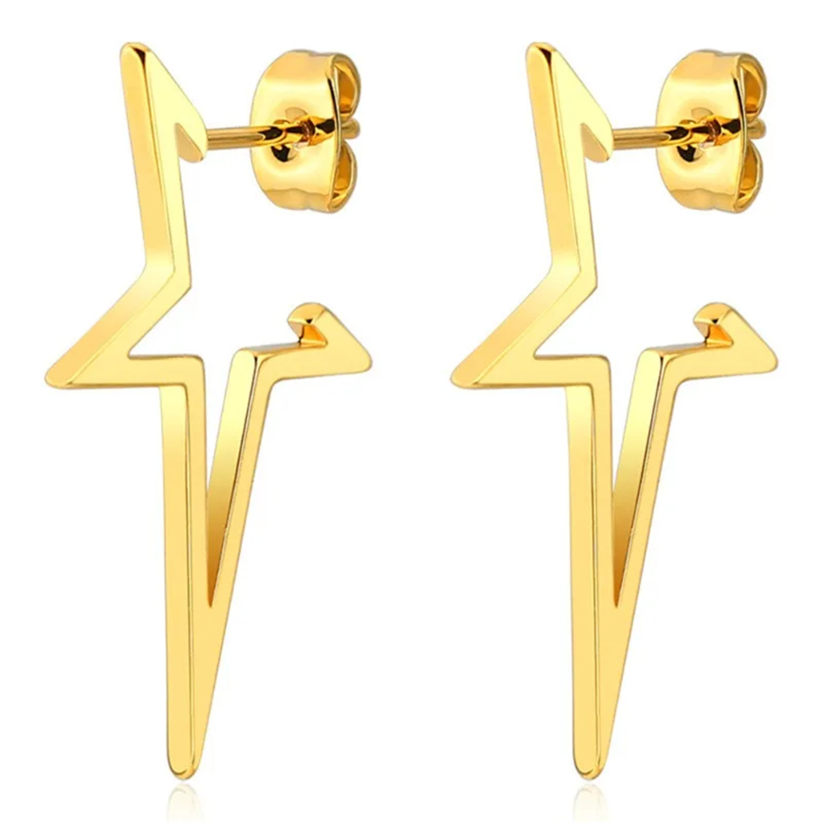 2pcs Stainless Steel Pentagona – Body Jewelry Hypoallergenic recenzja i cena