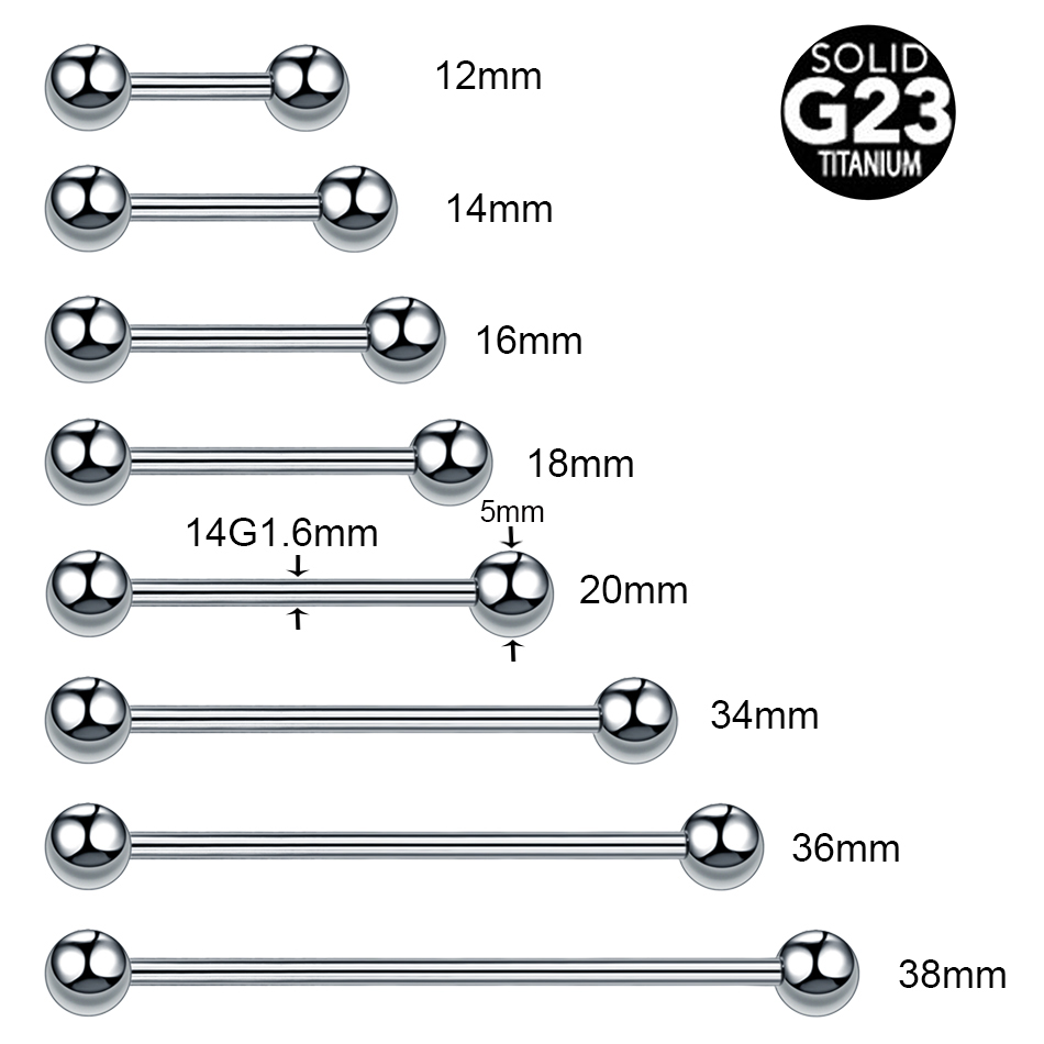 1/5PCS Titanium External Threa – Body Jewelry Industrial recenzja i cena