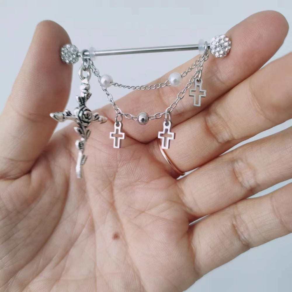 1PC Industrial Scaffold Barbel – Body Jewelry Industrial recenzja i cena