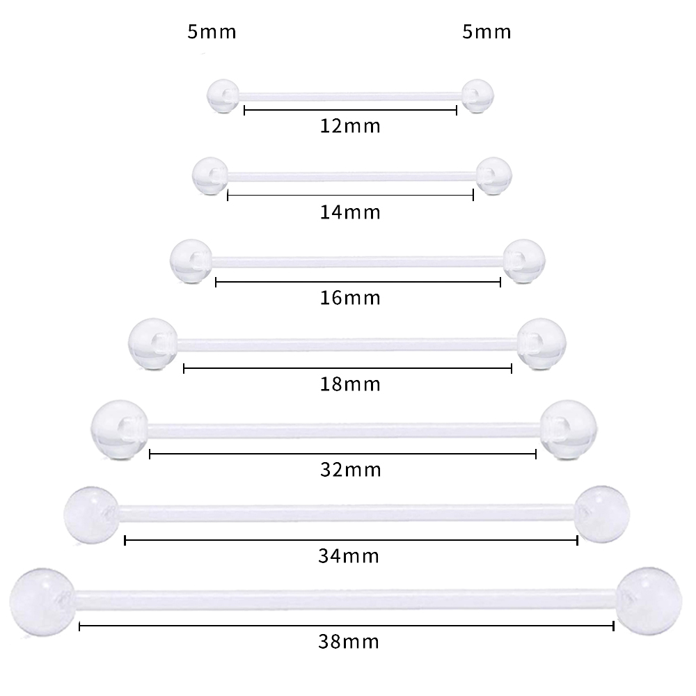 5Pcs Set Body Piercing Jewelry – Body Jewelry Industrial recenzja i cena