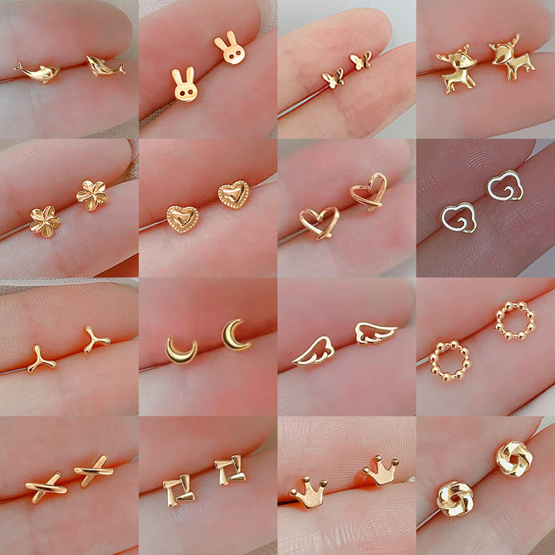 925 Silver Needles Gold Color  – Body Jewelry Hypoallergenic recenzja i cena