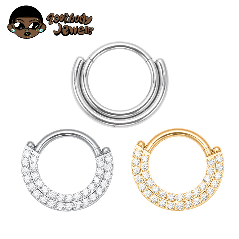 ASTM F136 Titanium Clicker Sep – Septum Clicker Ring recenzja i cena