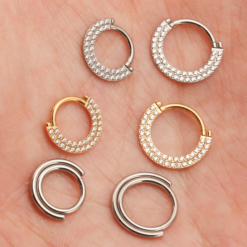 ASTM F136 Titanium Clicker Sep – Septum Clicker Ring recenzja i cena