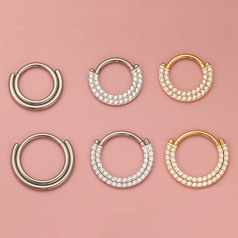 ASTM F136 Titanium Clicker Sep – Septum Clicker Ring recenzja i cena