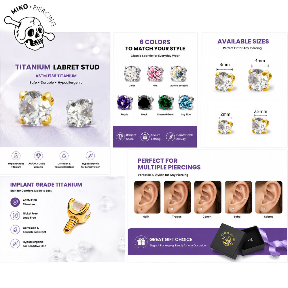 10pcs G23 Implant Grade Titani – Body Jewelry Implants recenzja i cena