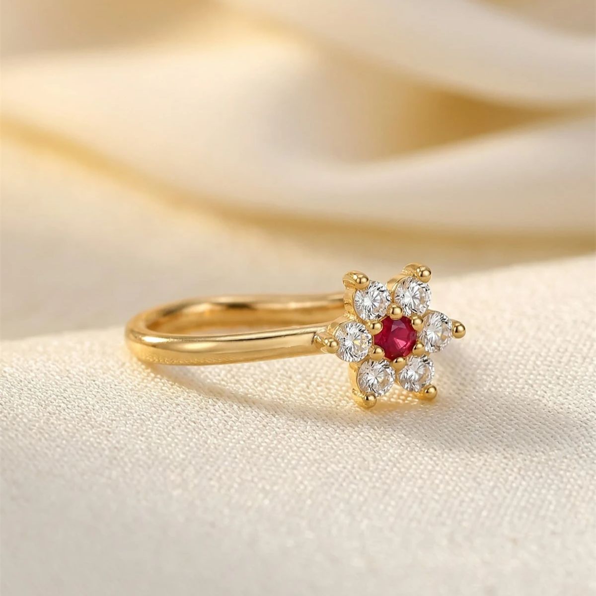 1PC Flower Shaped No Piercing  – Body Jewelry On Sale recenzja i cena