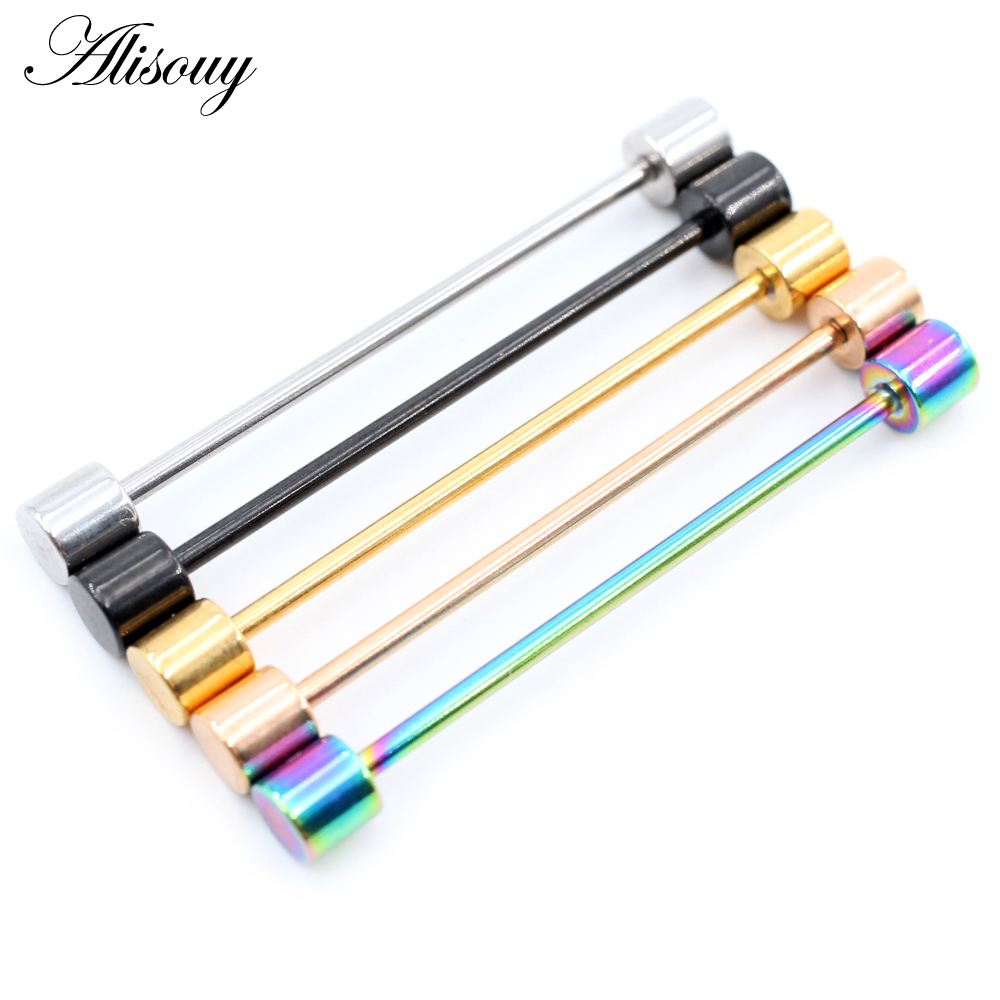 Alisouy 2pcs 14G Stainless Ste – Body Jewelry Industrial recenzja i cena