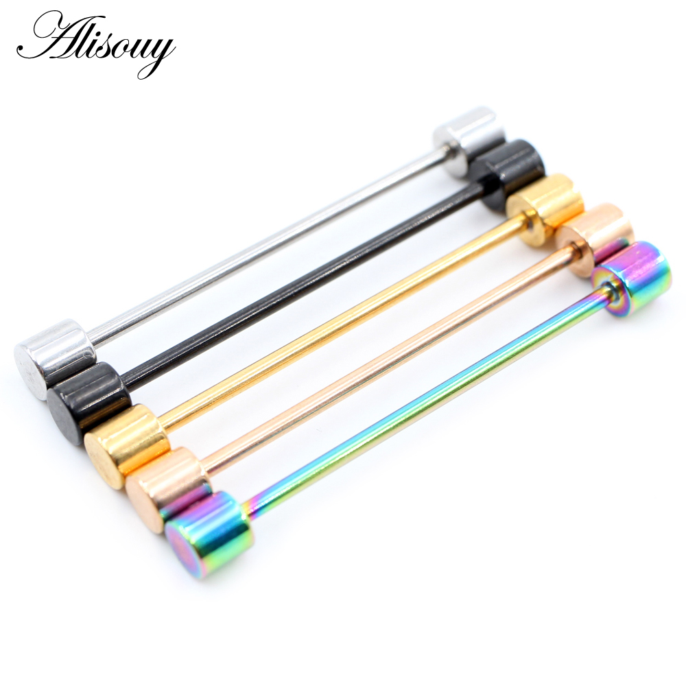 Alisouy 2pcs 14G Stainless Ste – Body Jewelry Industrial recenzja i cena