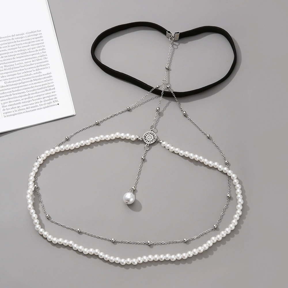 Boho Elastic Band Crystal Leg  – Body Jewelry Leg Chain recenzja i cena