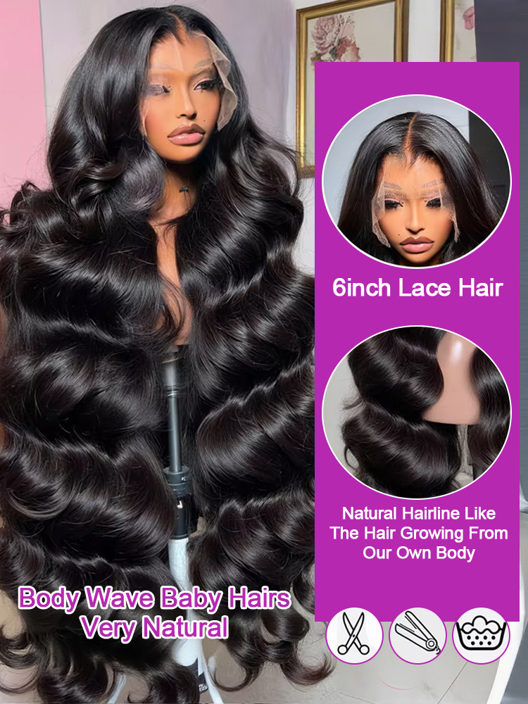 300% 13x6 Body Wave HD Lace Fr – Body Jewelry Underwear recenzja i cena