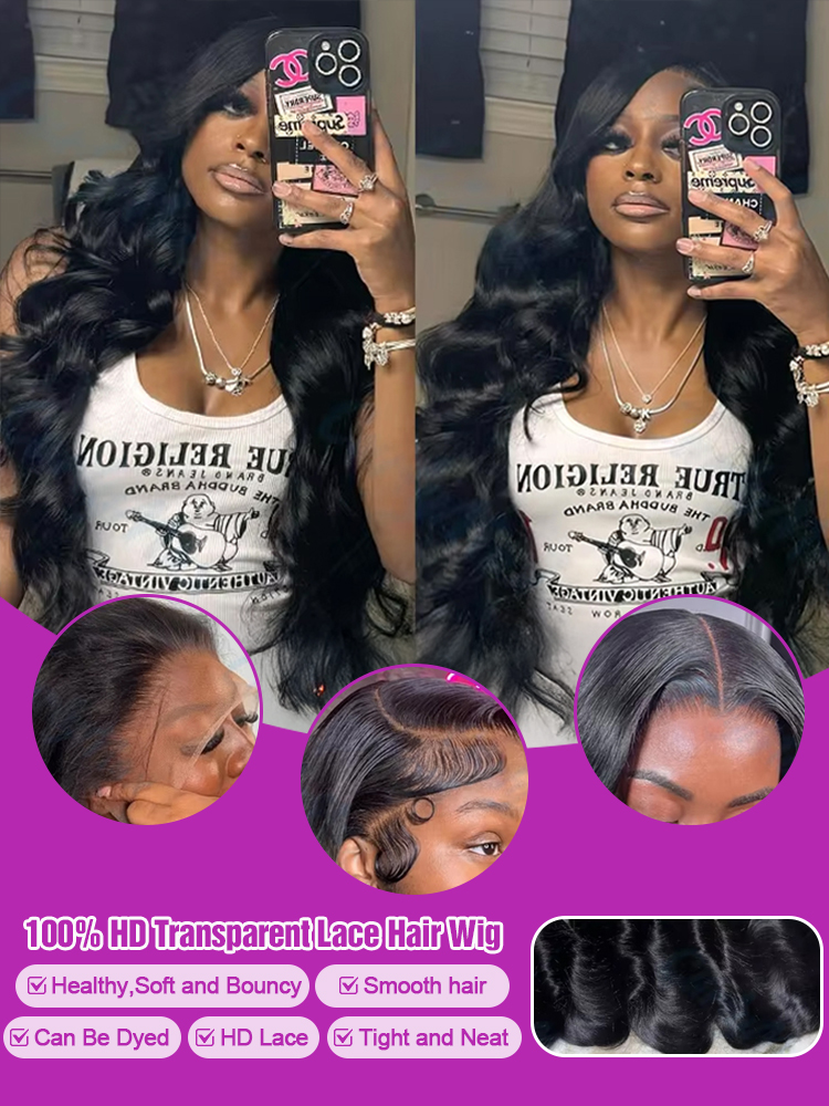 300% 13x6 Body Wave HD Lace Fr – Body Jewelry Underwear recenzja i cena