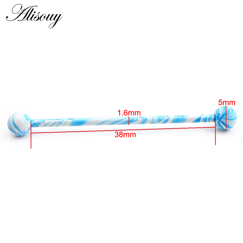 Alisouy 2PC Candy Baking Paint – Body Jewelry Industrial recenzja i cena