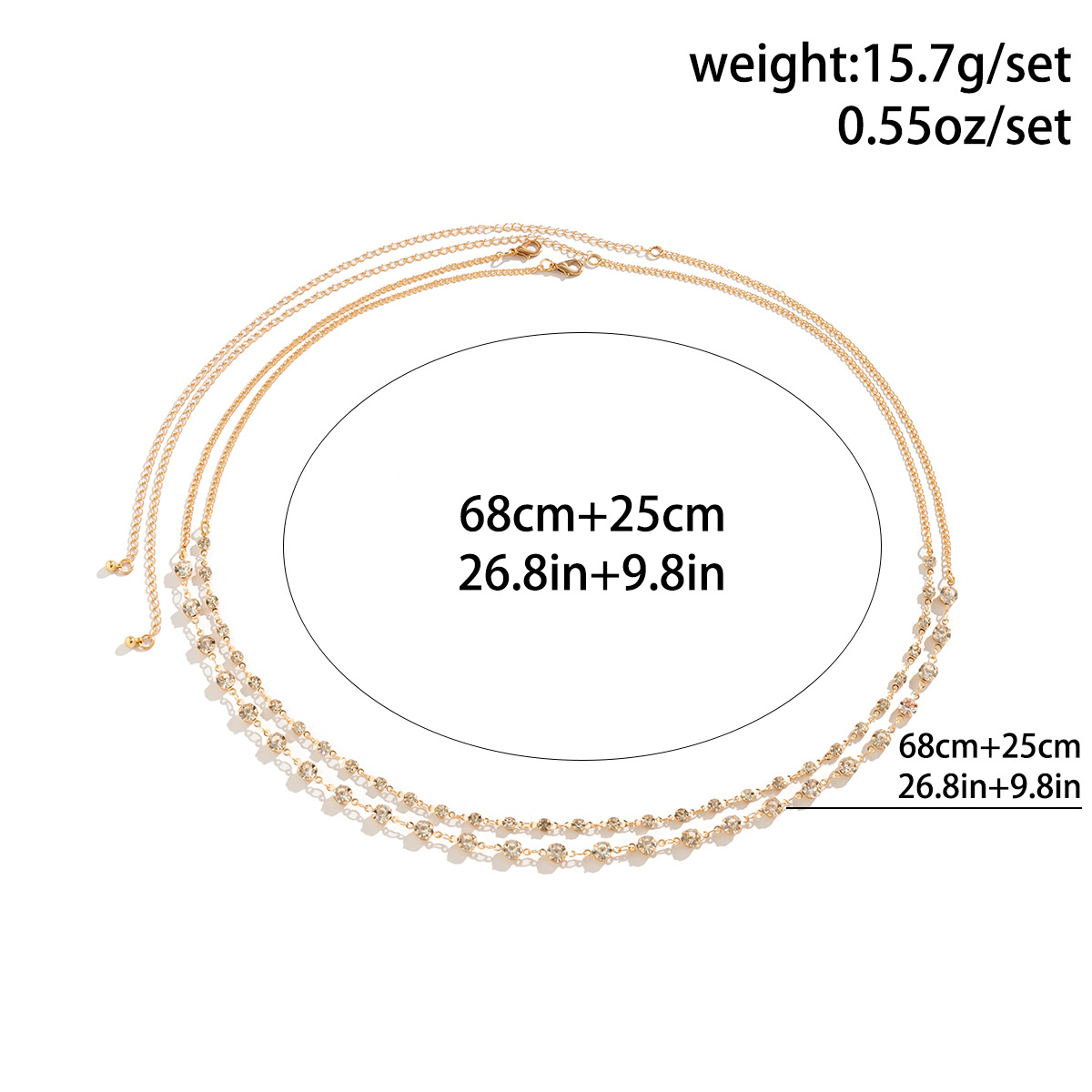 Retro Simple Sweet Luxury Shin – Body Jewelry Outfit recenzja i cena