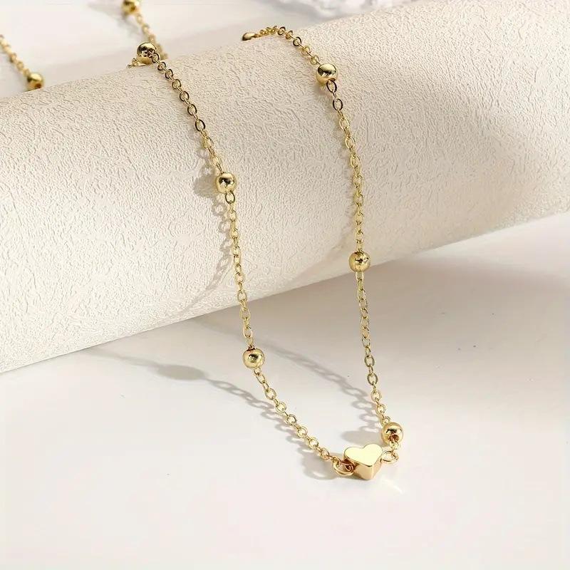 Girls Simple Heart Beaded Bell – Body Jewelry Outfit recenzja i cena
