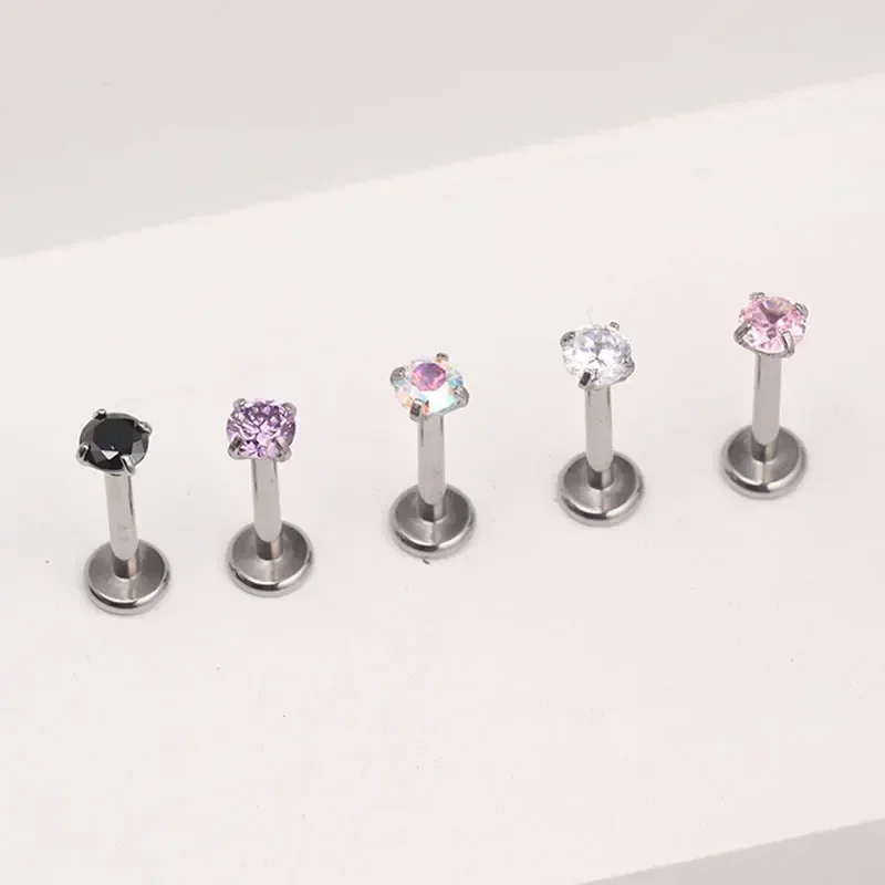 1Pcs G23 Titanium Piercing CZ  – Septum Clicker Ring recenzja i cena