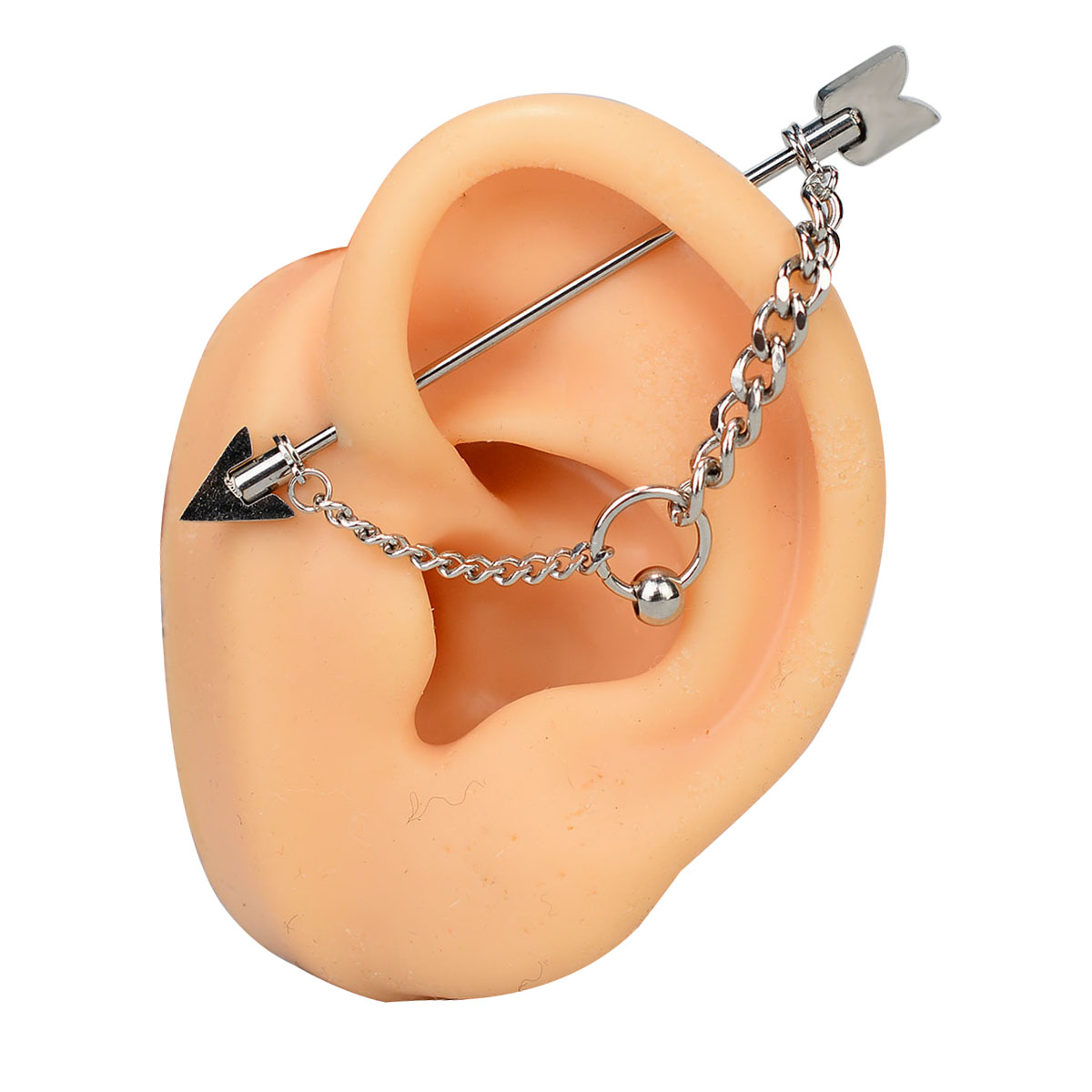 1PC Surgical Steel Sparkly Ind – Body Jewelry Industrial recenzja i cena